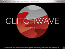 Tablet Screenshot of glitchwave.com